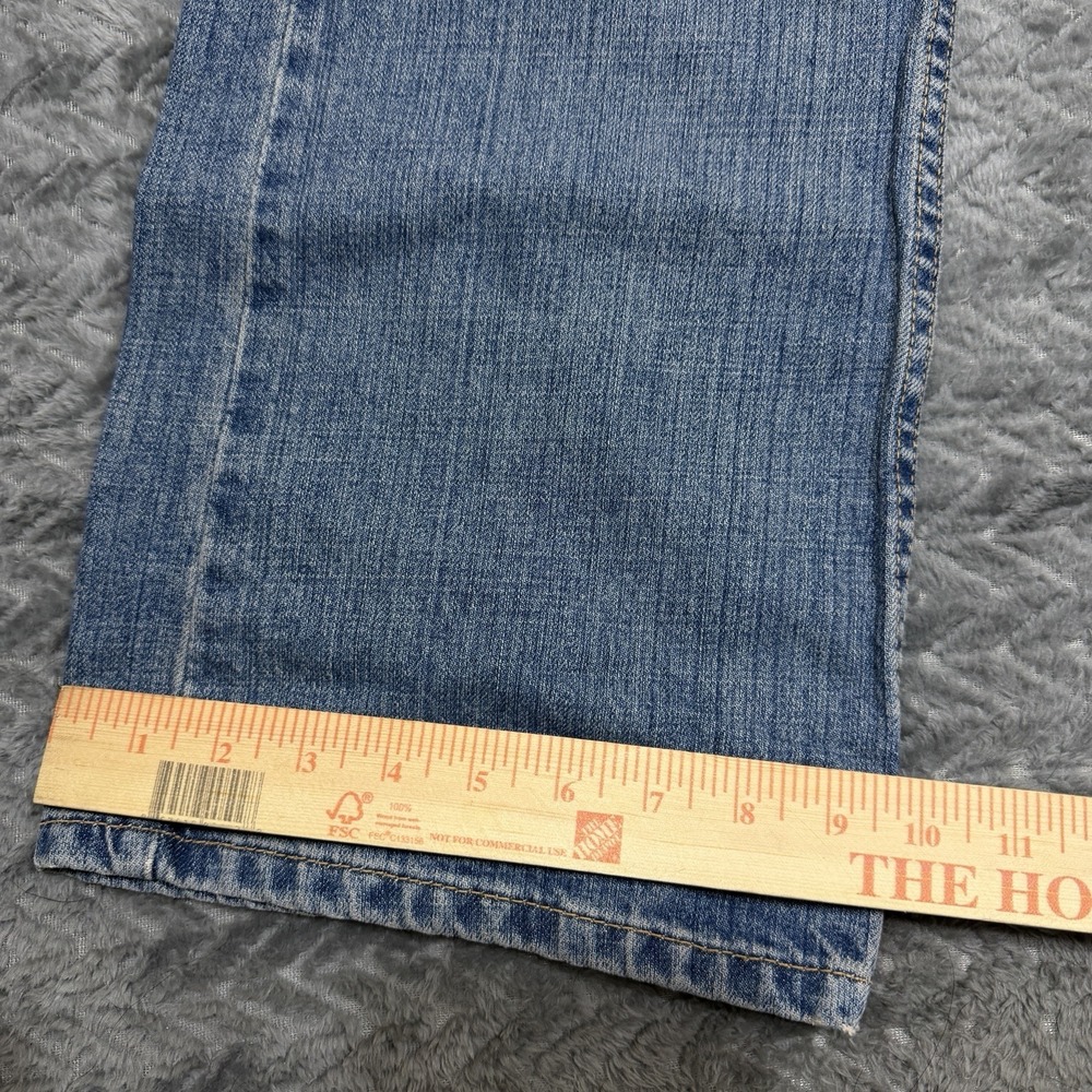 Vintage Levis 527 Jeans Mens 36x34 Blue Medium Wash Cotton Bootcut Denim Y2K - Picture 12 of 15